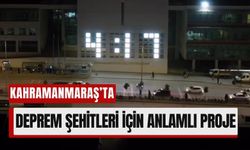 Kahramanmaraş'ta Deprem Şehitleri İçin Anlamlı Anıt: 04:17 Saati