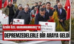 CHP Lideri Özel Kahramanmaraş’ta Deprem Şehitlerini Ziyaret Etti!