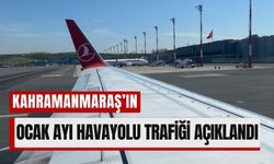 Ocak Ayında Kahramanmaraş Havalimanı'ndan 22 Bin Yolcu Uçtu