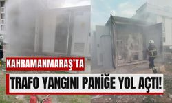 Kahramanmaraş’ta Elektrik Trafosu Yandı!