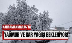 Kahramanmaraş’ta Kar Sürprizi: 3 İlçeye Uyarı Verildi!