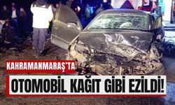 Kahramanmaraş'ta Hurdaya Dönen Araçta Sıkışan Sürücü Kurtarıldı!