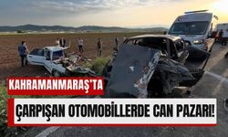 Kahramanmaraş’ta  Araçlar Kafa Kafaya Çarpıştı: 6 Yaralı!