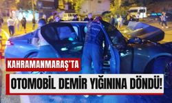 Kahramanmaraş’ta Feci Kaza: Sürücü Araçta Sıkıştı, Durumu Ağır!