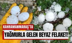 Sağanak ve Dolu Kahramanmaraş’ta Hayatı Felç Etti!