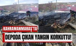 Kahramanmaraş’ta Yangın Alarmı: Depodan Alevler Yükseldi!