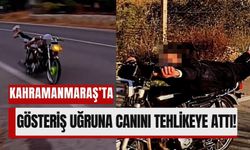 Kahramanmaraş'ta Karayolunu Şova Çevirdi, Jandarma Cezayı Kesti!