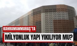Kahramanmaraş'ta Depremde Ayakta Kalan Otopark Yıkılıyor!
