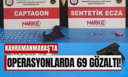 Kahramanmaraş’ta Huzur Operasyonları: 69 Gözaltı, 29 Tutuklama!
