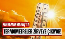 Kahramanmaraş'ta Kavurucu Yaz Sıcakları Başladı!