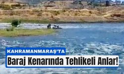 Kahramanmaraş’ta Baraj Ortasında Mahsur Kaldılar!