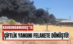 Kahramanmaraş'ta Yangın Kabusu: Çiftlik Evi ve Ahır Küle Döndü!