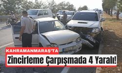 Kahramanmaraş'ta 3 Araçlı Kaza Korkuttu!
