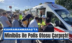 Kahramanmaraş’ta Polis Aracı Kaza Yaptı: 2’si Polis 4 Kişi Hastanede