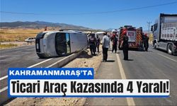 Kahramanmaraş’ta Feci Çarpışma: Araçta Sıkışan 4 Kişi Kurtarıldı!