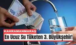 Kahramanmaraş Türkiye’de Su Fiyatlarında İlk 3’e Girdi!