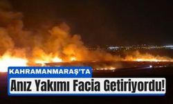 Kahramanmaraş’ta Tarlada Başlayan Yangın Mahalleye Yaklaştı!