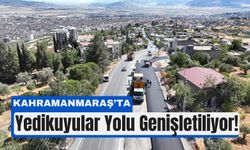 Kahramanmaraş Yedikuyular Yolunda Asfalt Seferberliği