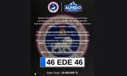 Şehrin Markası Alpedo, "46 EDE 46" Özel Plakasını Satın Aldı!
