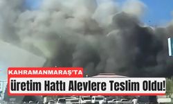 Kahramanmaraş'ta Bobin Fabrikasını Alevler Sardı!