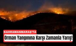 Kahramanmaraş Göksun’da Alevlerle Zorlu Mücadele