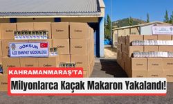 Kahramanmaraş’ta 6 Milyon Kaçak Makaron Ele Geçirildi