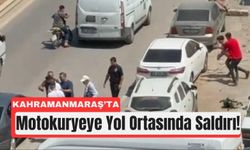 Kahramanmaraş’ta Trafik Magandaları Kuryeyi Darp Etti