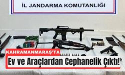 Kahramanmaraş’ta Ev ve Araçlarda Silah Deposu Ortaya Çıktı