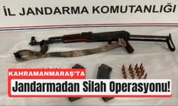 Kahramanmaraş’ta Ev Baskınında Kalaşnikof Bulundu