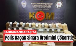 Kahramanmaraş’ta Kaçak Sigara Deposu Basıldı!