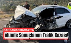 Kahramanmaraş'ta Bariyerlere Çarpan Araçta Can Verdi!