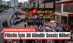 Kahramanmaraş’ta Filistin İçin Sessiz Nöbet 30. Gününde!