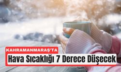 Kahramanmaraş’a Soğuk ve Yağışlı Günler Geliyor!