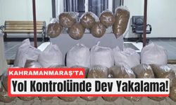 Kahramanmaraş’ta Araçtan Çuvallar Dolusu Tütün Çıktı