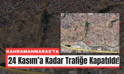 Kahramanmaraş’ta Sümbüllü Caddesi Trafiğe Kapandı