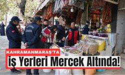 Kahramanmaraş’ın En İşlek Noktalarında Hijyen Denetimi!