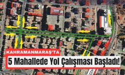 Kahramanmaraş’ta Mahalle Yolları Yenileniyor