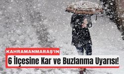 Kahramanmaraş’ta Hava Soğuyor, 6 İlçede Kar Kapıda!