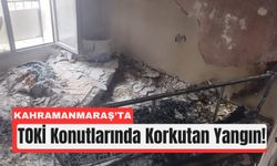 Kahramanmaraş TOKİ’de Yangın Alarmı!