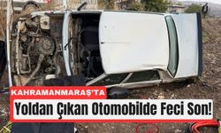 Kahramanmaraş'ta Otomobil Takla Attı, Sürücü Kurtarılamadı