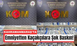 Kahramanmaraş’ta Sahte Plaka ve Kaçak Sigara Yakalandı!