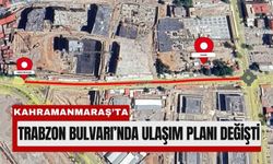 Kahramanmaraş Trabzon Bulvarı’nda Saatlik Trafik Kısıtlaması