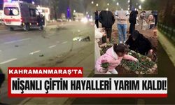 Kahramanmaraş'ta Kazada Can Veren Nişanlı Çift Yan Yana Defnedildi