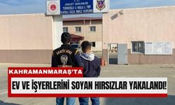 Kahramanmaraş’ta Ev ve İşyeri Hırsızları Yakalandı