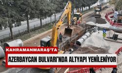 Kahramanmaraş Azerbaycan Bulvarı'na 110 Milyon Liralık Altyapı!