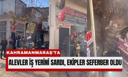 Kahramanmaraş’ta Sanayi Sitesinde İş Yerinde Yangın Paniği