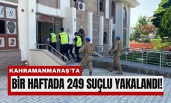 Kahramanmaraş’ta Asayiş Operasyonları: 249 Gözaltı!