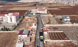 Kahramanmaraş Pazarcık’ta Sıcak Asfalt Çalışması