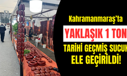 Kahramanmaraş’ta Gıda Denetiminde 850 Kilo Tarihi Geçmiş Sucuk Ele Geçirildi
