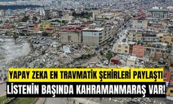 Yapay Zekaya Göre Türkiye’nin En Travmatik Şehirlerinden Biri Kahramanmaraş